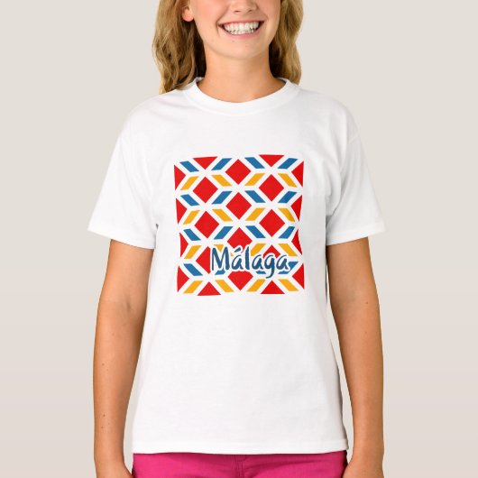 マラガの街並み 2 Tシャツ (正面)