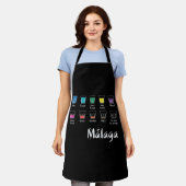 マラガへようこそ1：エルカフェ エプロン (着用した状態)