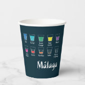 マラガへようこそ1：エルカフェ 紙コップ (正面)