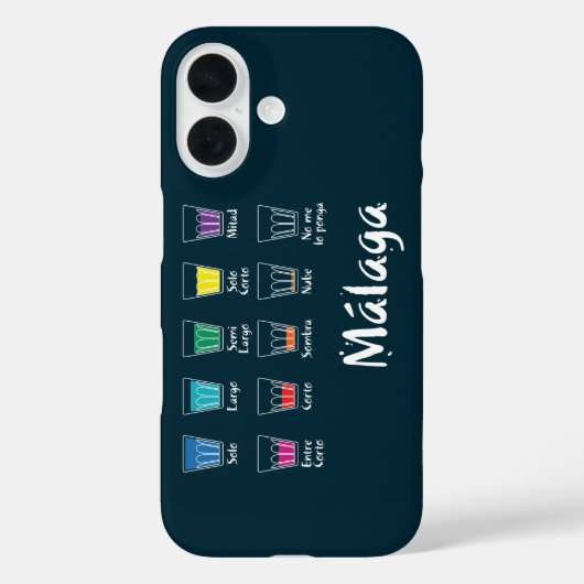 マラガへようこそ1: カフェ Case-Mate iPhoneケース (裏面)