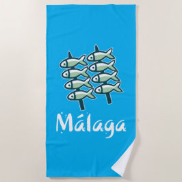 マラガへようこそ8:エル・エスペト ビーチタオル