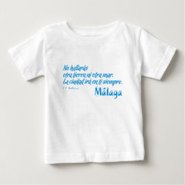 マラガへようこそ 6: 街はずっとあなたとともに ベビーTシャツ
