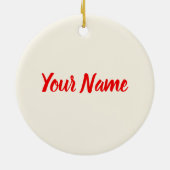 マラガアンダルシアスペインレトロフラメンコヴィンテージ セラミックオーナメント (裏面)