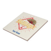 マラガアンダルシアスペインレトロフラメンコヴィンテージ タイル (側面)