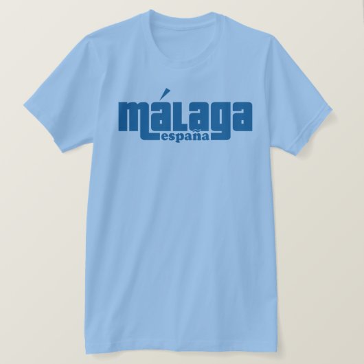 マラガエスパーニャのシャツとジャケット Tシャツ (デザイン正面)