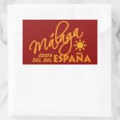 マラガエスパーニャカスタム 長方形シール (バッグ)