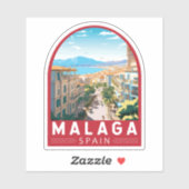 マラガスペイントラベルアートヴィンテージ シール (シート)