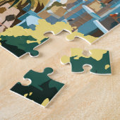 マラガスペイントラベルアートヴィンテージ ジグソーパズル (側面)