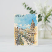 マラガスペイン旅行 ポストカード (スタンド正面)