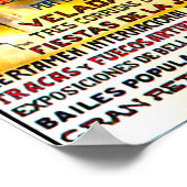 マラガスペイン~ヴィンテージ自動車広告 ポスター (角)