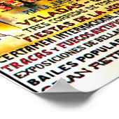 マラガスペイン～ヴィンテージ自動車広告 ポスター (角)