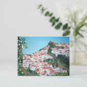 マラガポストカードCasaresの村の家 ポストカード (スタンド正面)