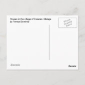 マラガポストカードCasaresの村の家 ポストカード (裏面)