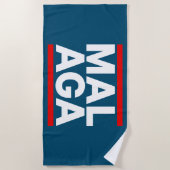 マラガ2 ビーチタオル (正面)