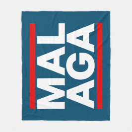 マラガ2 フリースブランケット
