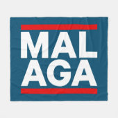 マラガ2 フリースブランケット (正面(横))