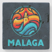 マラガ3 ストーンコースター (正面)