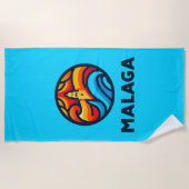 マラガ3 ビーチタオル (正面)