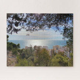 マラガ・スペイン地中海の沿岸 ジグソーパズル