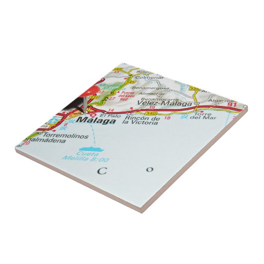 マラガ、スペイン タイル (側面)