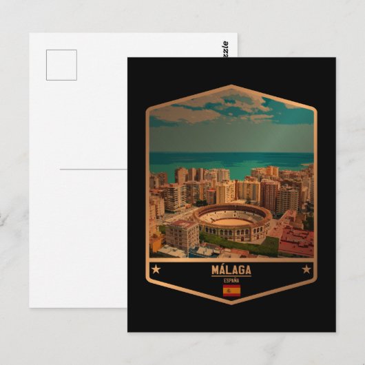 マラガ ポストカード (正面/裏面)