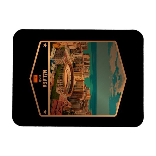 マラガ マグネット (横)