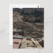 マラガ；円形劇場 ポストカード (正面/裏面)