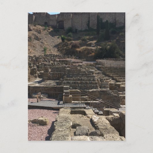 マラガ；円形劇場 ポストカード (正面)