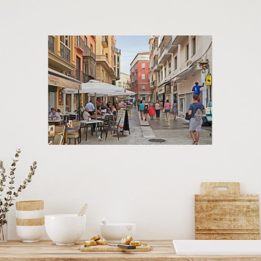 マラガ。23番. ポスター (キッチン)