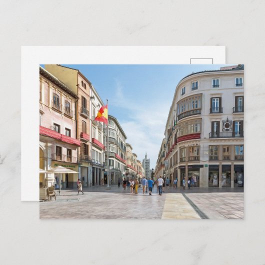 マラガ。4番. ポストカード (正面/裏面)