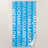 マラギータ ビーチタオル (正面)