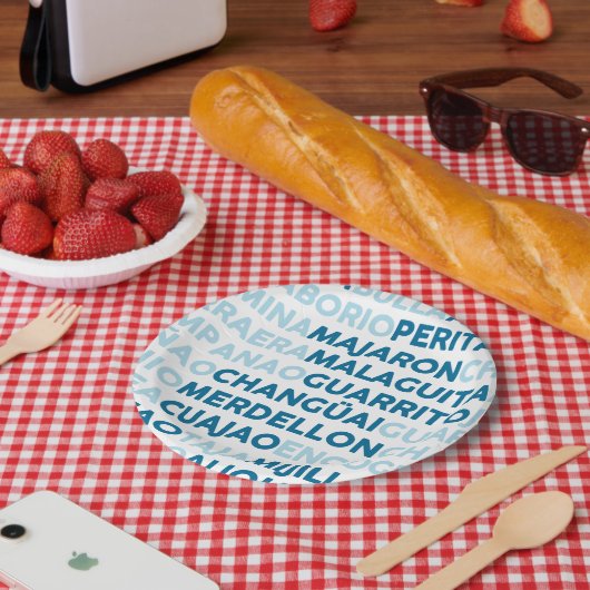 マラギータ ペーパープレート (ピクニック)