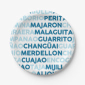 マラギータ ペーパープレート (正面)