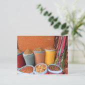 マラケシュのスパイス ポストカード (スタンド正面)