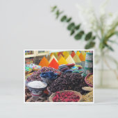 マラケシュのスパイス ポストカード (スタンド正面)