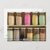マラケシュのスープのモロッコ色の顔料 ポストカード (正面/裏面)