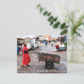 マラケシュのメディナ – Marrakesh Souk，モロッコ ポストカード (スタンド正面)