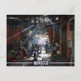 マラケシュのメディナ – Marrakesh Souks，モロッコ ポストカード