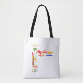 マラケシュの輝き - 華やかなモロッコのアートTシャツ トートバッグ