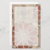 マラケシュの非装飾されたデザインI 便箋 (正面/裏面)