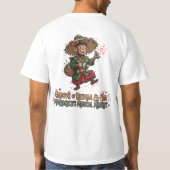 マラケシュのDjemaa El-Fna広場のグルーブ Tシャツ (裏面)