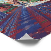 マラケシュモロッコ旅行 ポスター (角)