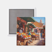 マラケシュモロッコ旅行 マグネット (正面/裏面)