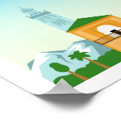 マラケシュ市モロッコ ポスター (角)