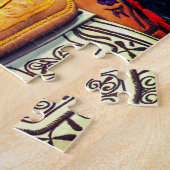 マラケシュ市場 ジグソーパズル (側面)