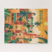 マラケシュ旅行 ジグソーパズル (横)