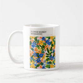 マラケシュ花市場のポスター コーヒーマグカップ