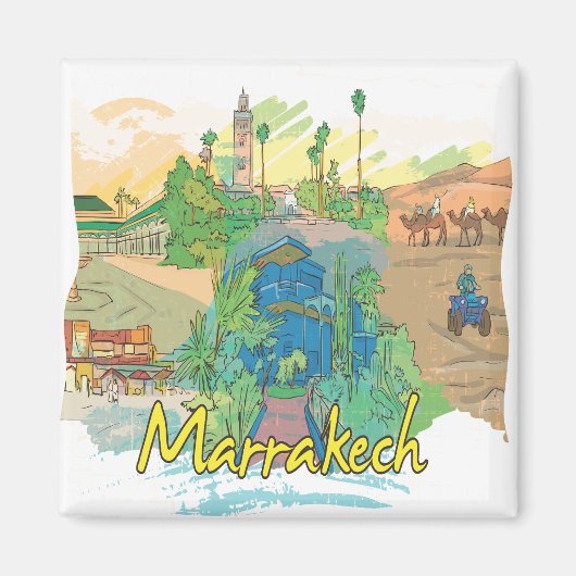 マラケシュ マグネット (正面)