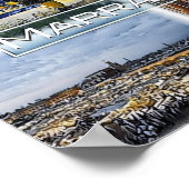 マラケシュ – マロッコ – モザイク –  ポスター (角)