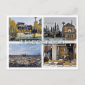 マラケシュ – マロッコ – モザイク –  ポストカード (正面)